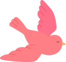 ピンクの鳥|児童発達支援・放課後等デイサービス・保育所等訪問支援 LEGONKids天満宙組